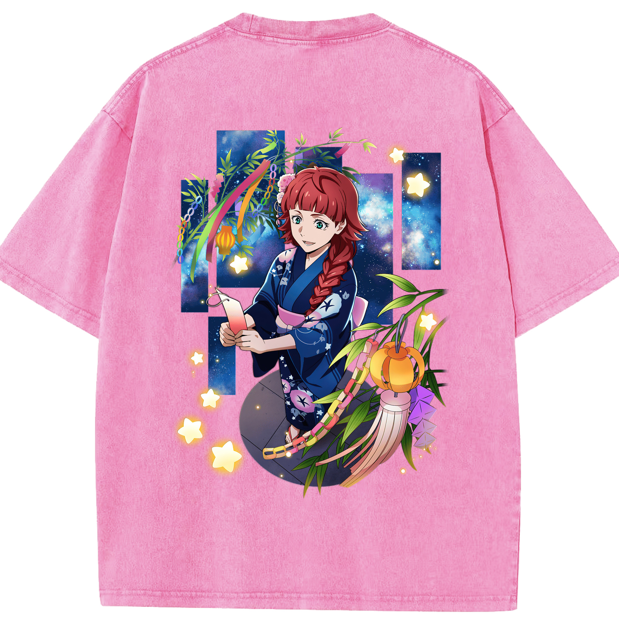 （画像用） 文豪ストレイドッグス Bungo Stray Dogs 綿100% ヴィンテージ風 半袖Tシャツ（背面プリント）